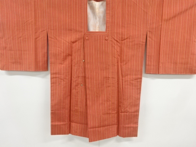 JAPANESE KIMONO / ANTIQUE MICHIYUKI COAT / YONEZAWA TSUMUGI / WOVEN GRID